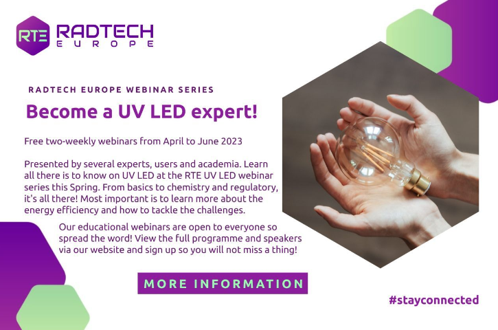 RadTech Europe UV LED webinar series